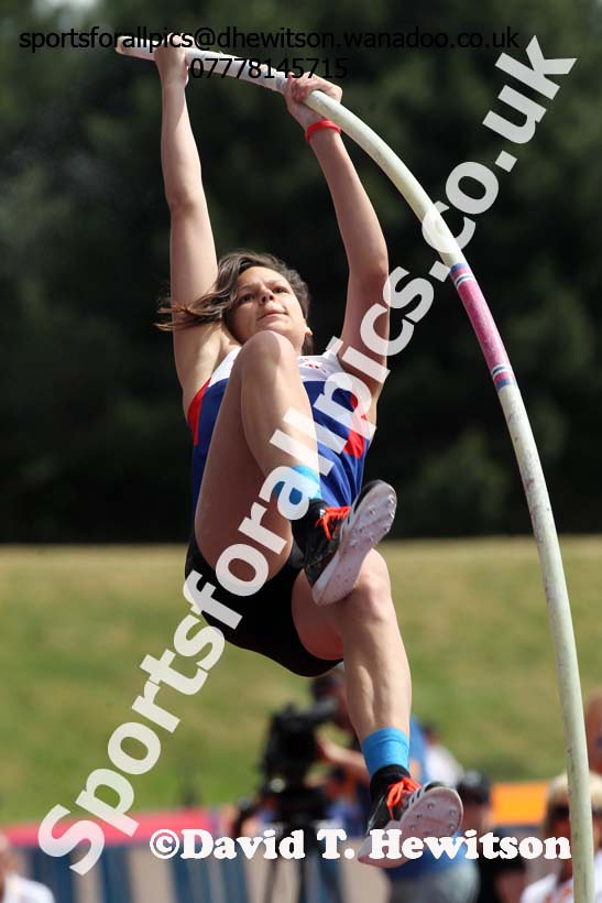 Womens pole vault, Sainsbury's British Champs, Alexander Stadium, Birmingham. Photo: David T. Hewitson/Sprts for All Pics